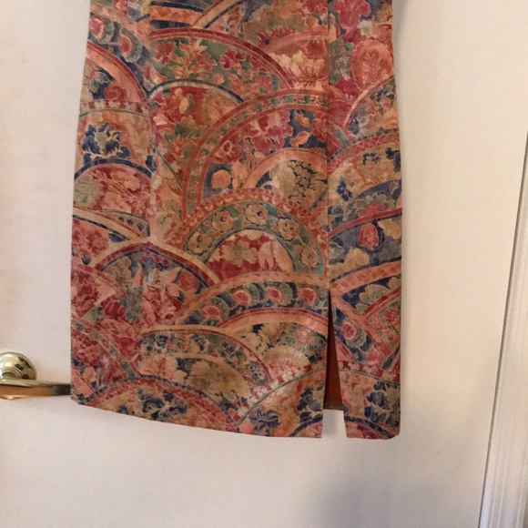 Lisa Anne women’s dress size 6 multi colored silk - Picture 2 of 5